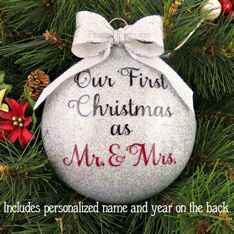 first christmas together personalized ornament|first christmas married ornament cheap.